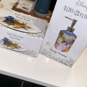 Lilo & Stitch Soap Pump and Dish set